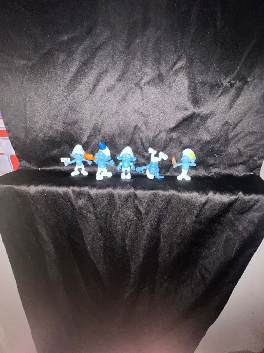Lot of 5 Vintage 2011-2013 McDonald's Smurfs Happy Meal Figures